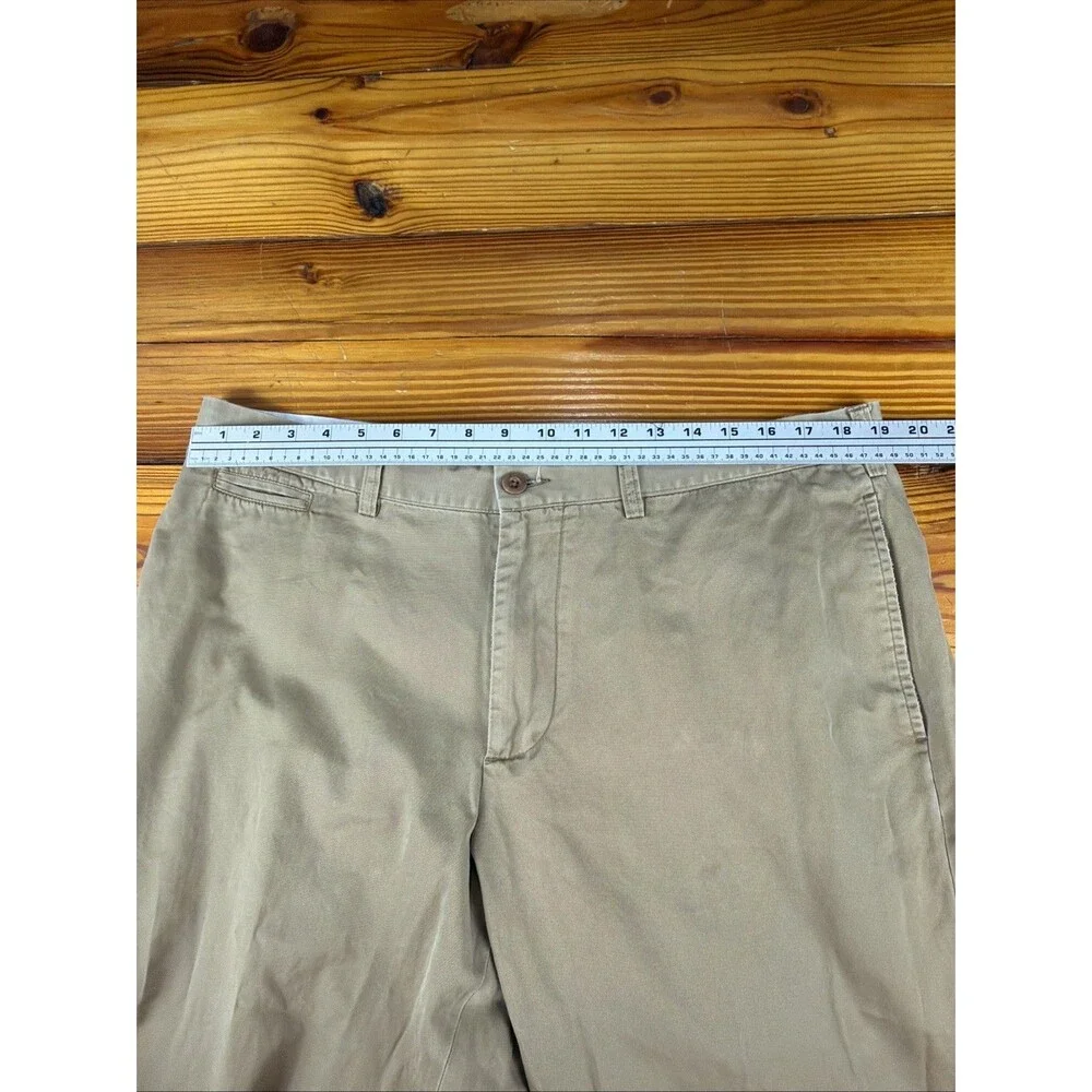 Vintage CC Filson Dress Pants Men 38x29 Beige Flat Front Business Casual